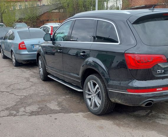 Бокові пороги OEM (2 шт., Алюміній) для Ауди Q7 2005-2015 рр | Зображення 2