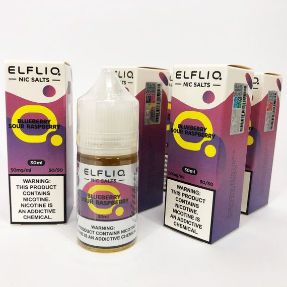 Жидкость ELFLIQ 30 мл 5%. Черника кислая малина (Blueberry Sour Raspberry) | Зображення 1