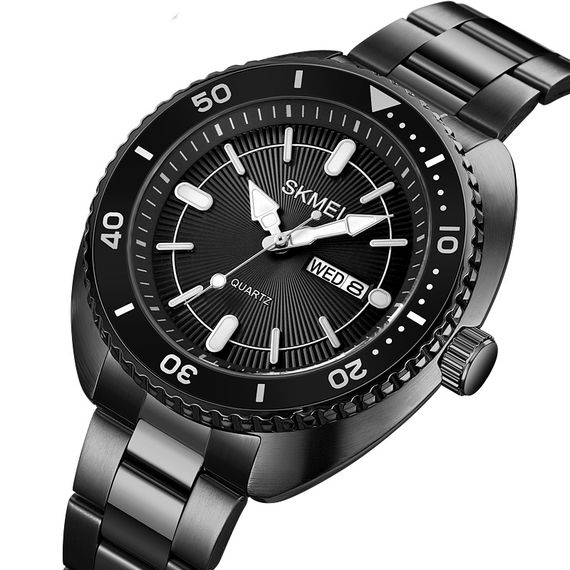 Чоловічий годинник Skmei 2256BK Black | Зображення 1