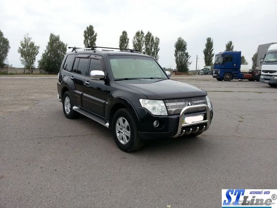 Кенгурятник QT006 (нерж.) 51 мм для Mitsubishi Pajero Wagon III | Зображення 2