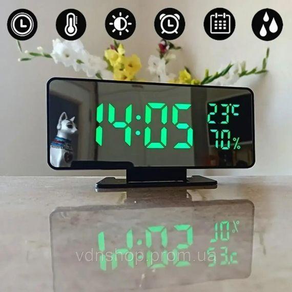Годинник VST 888Y з датчиком температури та вологості | Зображення 1