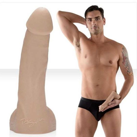 Фалоімітатор з мошонкою реалістичний Fleshjack Guys-Ryan Driller Dildo, бежевий Sex Aura | Зображення 1