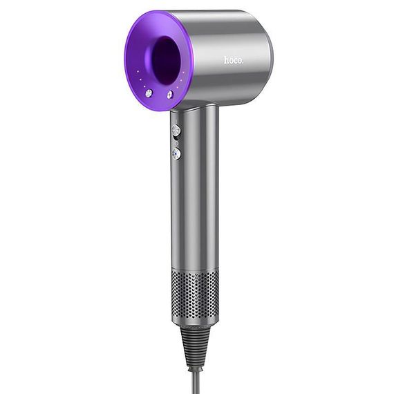 Фен для волос Hoco HP11 Plus с отрицательной ионизацией (1600W) Purple