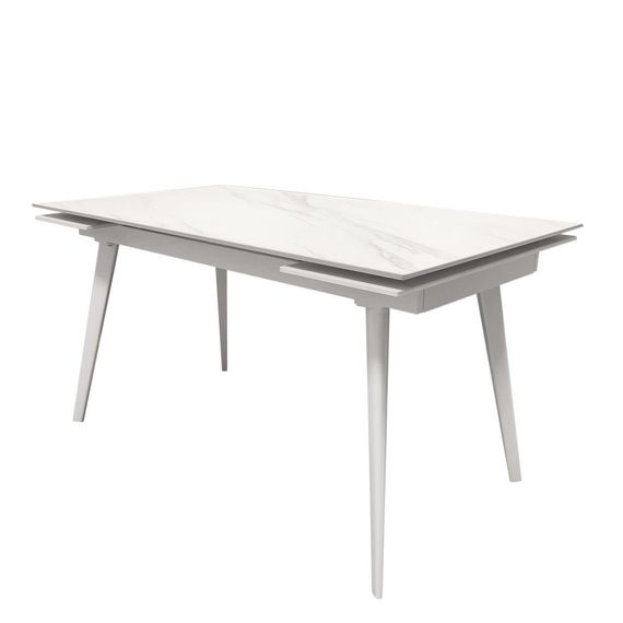 Стол раскладной Concepto HUGO CARRARA WHITE КЕРАМИКА 140-200 см | Зображення 3