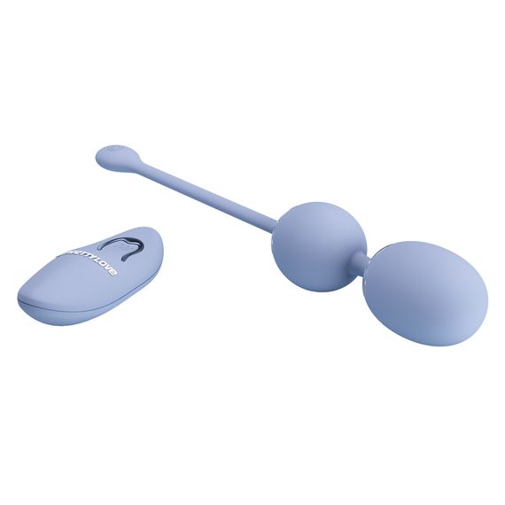 Вагінальні віброкульки - Pretty Love Willie Vibrating Kegel Balls Light Blue | Зображення 3