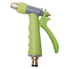 Насадка для полива с комплектом соединителей HIGH PRESSURE WASHING WATER GUN Салатовая