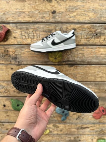 Кросівки Nike SB Dunk (gray & white) | Зображення 7