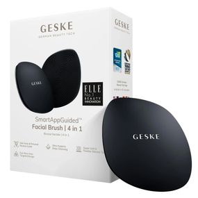 Щітка для обличчя GESKE Facial Brush 4в1 white, Чорний
