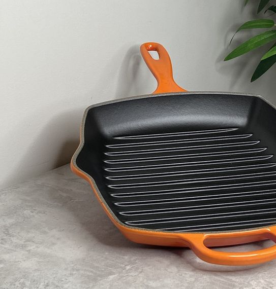 Сковорода гриль Le Creuset Square Grillet 20183260900422 26 см вогняна | Зображення 2