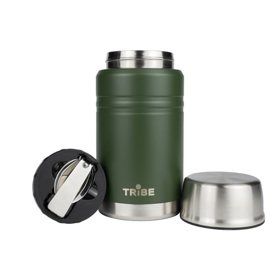 Термос харчовий Tribe Food Jar 0,7 л оливковий, термос трайб для їжі, термос для супу | Зображення 2