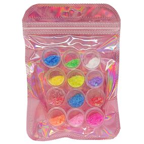 Набор для творчества "Glitter" FG240408060A глиттер-блеск, в наборе 12 штук