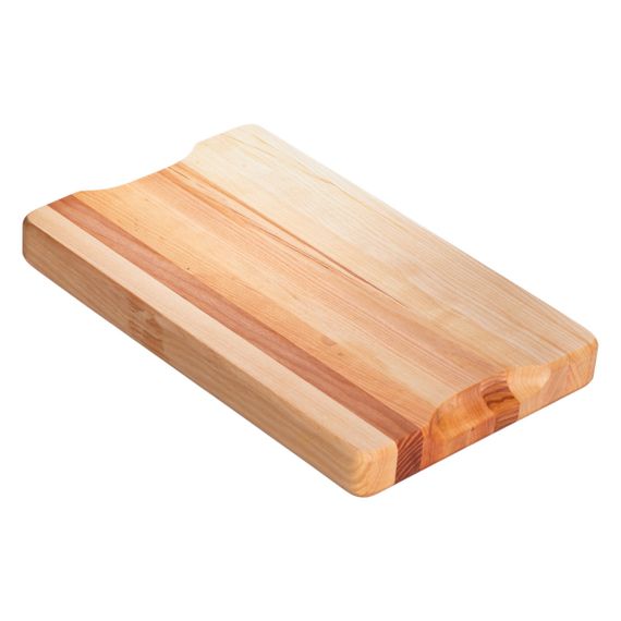 Кухонная разделочная доска деревянная 25×35 см прямоугольная Lugi C33W250350Y | Зображення 2