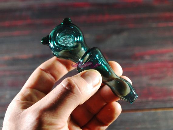 Стеклянная трубка Devil Pipe Light Green | Зображення 2