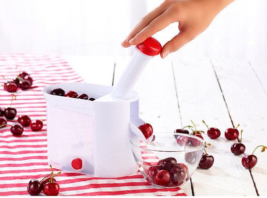 Машинка для удаления косточек вишни, черешни, оливок Helfer Hoff Cherry and olive corer | Зображення 2