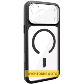 Чохол TPU GETMAN Moon Clear with MagSafe для Apple iPhone 17 (6.3") Black