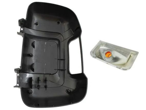 Fiat Ducato III (від 2006-) корпус зовнішнього дзеркала правий КОРОТКИЙ КРОНШТЕЙН + поворотник, Фіат Дукато 3 | Зображення 1