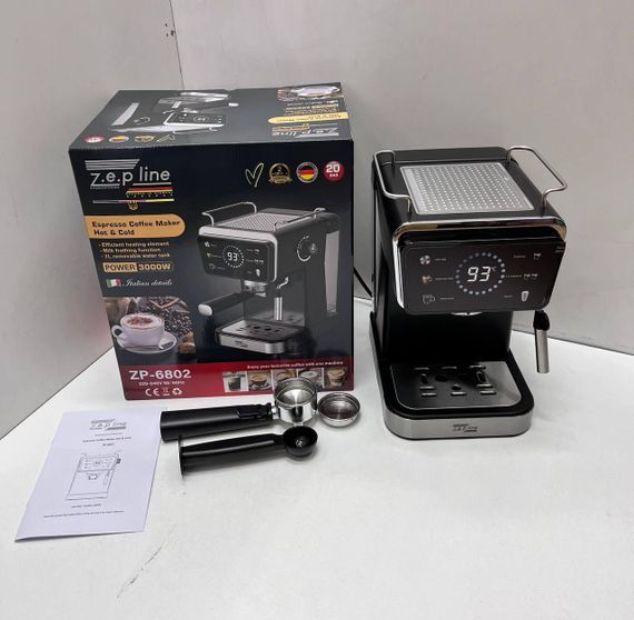 Кавомашина Zepline ZP-6802 «Холодне Гаряче експресо»3000Вт 20 Bar | Зображення 1