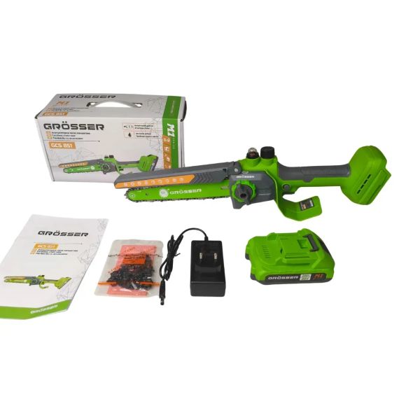 Акумуляторна ланцюгова пила Grosser GCS 851