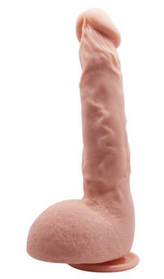 Фалоімітатор на присосці Baile Beautiful JASON 9,4'' Flesh, BW-008041NR Sex Aura | Зображення 3