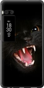 Чехол на Meizu Pro 7 Plus Чёрная кошка "932u-1131-17620"