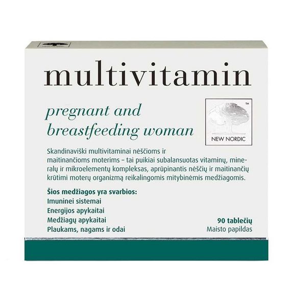 Вітамінно-мінеральний комплекс для жінок New Nordic Multivitamin Pregnant and Breastfeeding Woman 90 Tabs