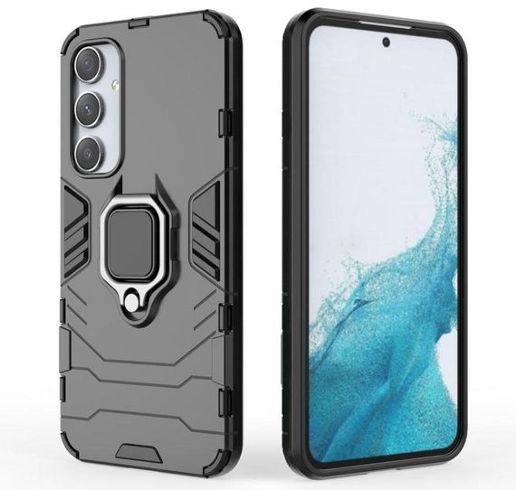 Чохол бампер Primolux Ring Armor для телефона Samsung Galaxy A35 5G (SM-A356) - Black | Зображення 1