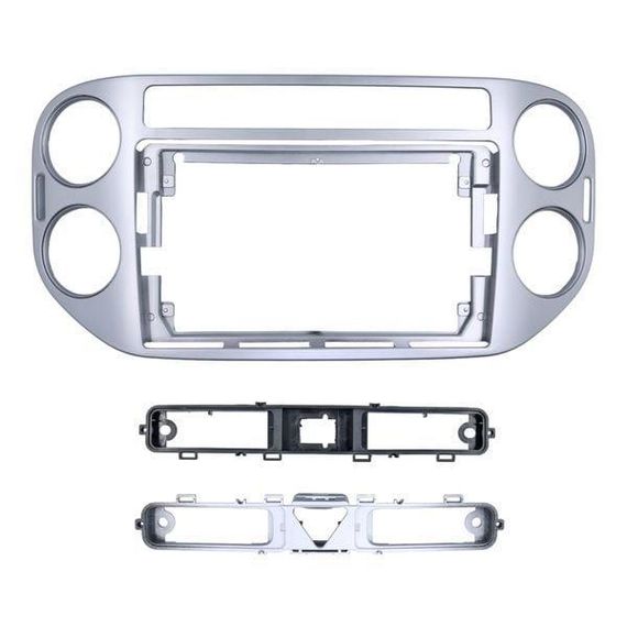 Перехідна рамка серії QIV QBR-F 0135-35B для Volkswagen Tiguan 1 NF 2006-2017 Golf Plus 2005-2014 (Silver)