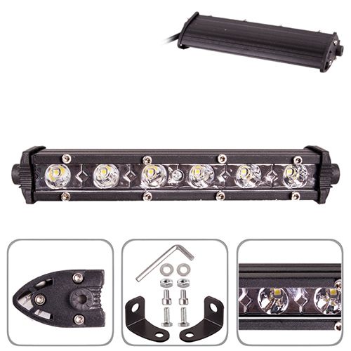 Фара робочого світла WLP - 18L6 SPOT 6Led*3W (180*28*45)10-30V/18W/6000K | Зображення 1