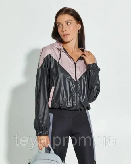 Куртка колір чорний/бежевий розмір XL FI_002989 | Зображення 1