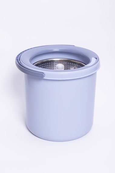 Набір для вологого прибирання з круглою телескопічною шваброю з мікрофібри та відром із віджимом для дому HP-35015-21 | Зображення 1