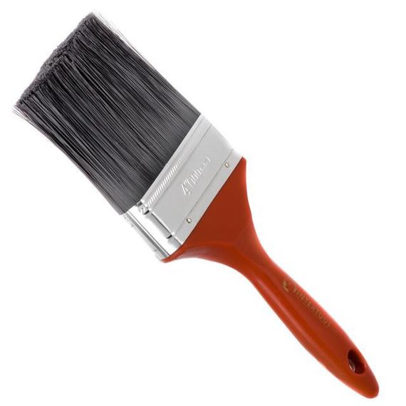 Пензель флейцевий "Лакра", 102*20*83 мм, пластикова ручка INTERTOOL KT-1502 | Зображення 1