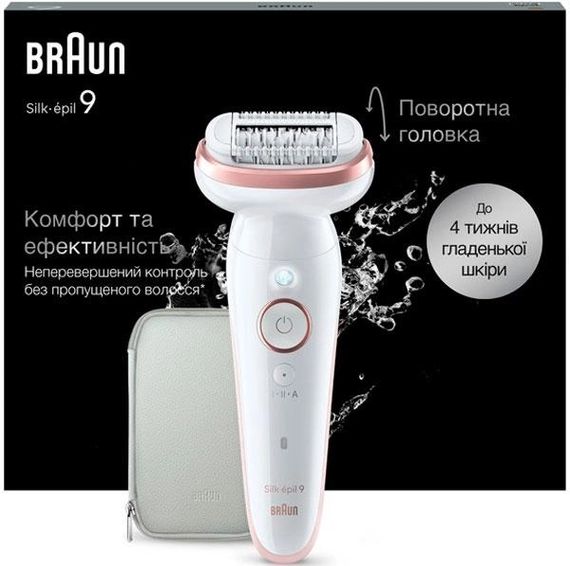 Епілятор Braun Silk Epil 9 SES-9-000 білий | Зображення 2