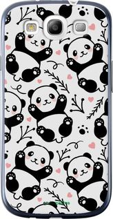 Чохол на Samsung Galaxy S3 Duos I9300i Панди "4318t-50-2448"