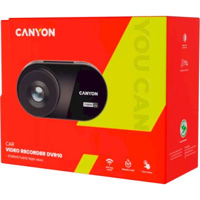 Видеорегистратор Canyon DVR10 FullHD 1080p Wi-Fi Black (CND-DVR10) | Зображення 5