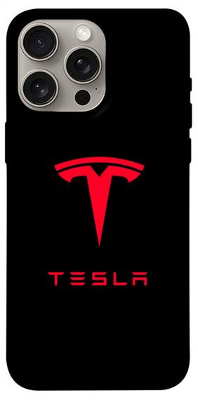 Чохол з картинкою Tesla для Apple iPhone 15 Pro Max (6.7")