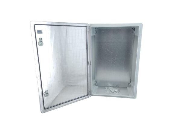 Корпус пластиковый ЩМПп-600х400х200 прозрачные двери ABS IP65 Ny95504613 | Зображення 1