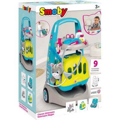 Игровой набор Smoby Ветеринарная мобильная клиника с котиком и переноской (340402) | Зображення 1