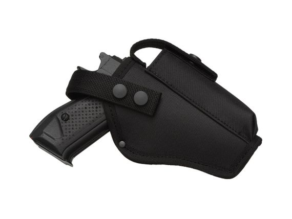 Кобура поясна Форт-14 з чохлом під магазин (Oxford 600D, чорний) MAS