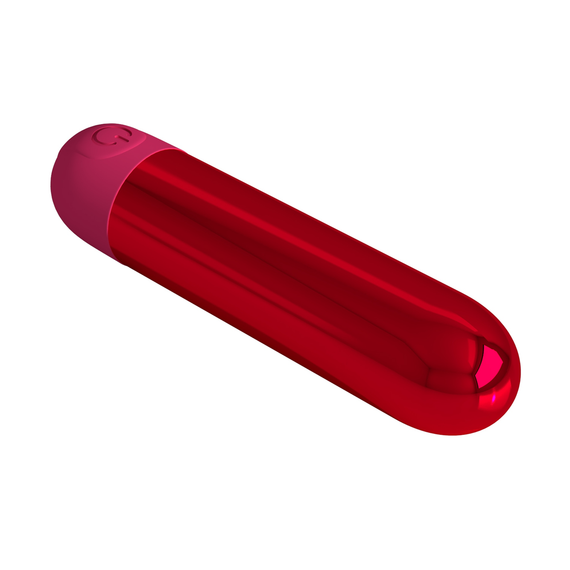 Перезаряджаємая віброкуля Pretty Love - Kiwi Red, BI-300091-3 sexstyle | Зображення 4
