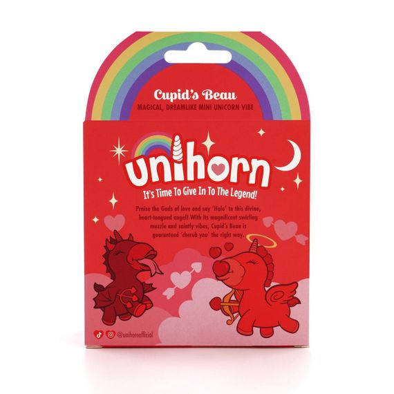 Вібратор-єдиноріжка Unihorn – Cupid's Beau, масажувальний язичок-сердечко Sex Aura | Зображення 6