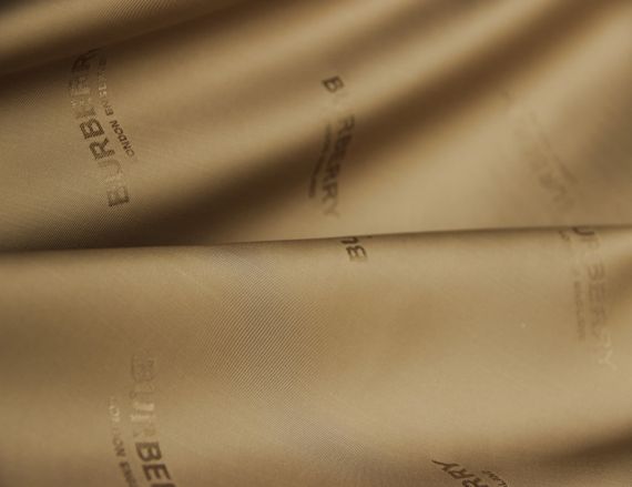 Підкладкова тканина Burberry британська віскозна золотисто бежева однотонна MI 142