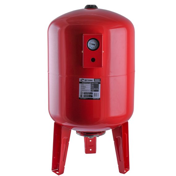 Розширювальний бак Optima cal-pro 100 л з манометром (22884)