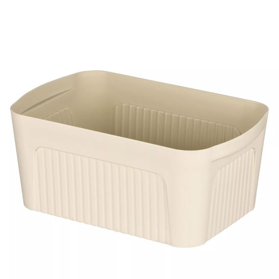 Ящик с крышкой для хранения Ardesto ARHC2506B 32х21.5х14 см бежевый | Зображення 1
