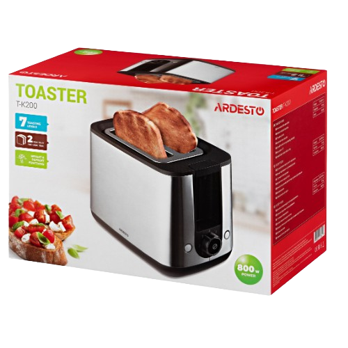 Тостер 800W T-K200 Ardesto | Зображення 3