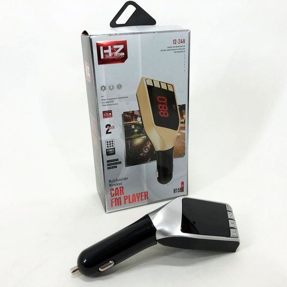 Bluetooth фм передавач для автомагнітоли H15 Bluetooth MP3 | Fm модулятор для автомобіля | FG-224 ФМ модулятор | Зображення 4