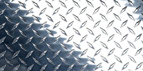 Аркуш рифлений неіржавкий AISI 304 1,0 мм (1,0х2,0) BA+PVC
