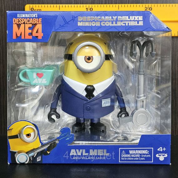 Ігрова фігурка міньйона Мел з Нікчемний я 4 Оригінал Minions Despicable Me 4 Agent Mel Figure 14 см | Зображення 4