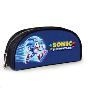 Пенал школьный с принтом Супер Соник 23х10х8 см детский для девочки,мальчика (3914)