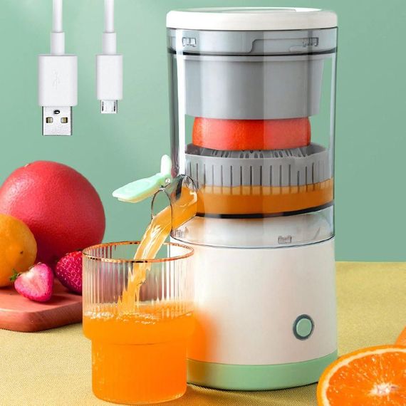 Акумуляторна соковижималка для фруктів, з USB, LY-9 / Портативна соковитискач для цитрусових