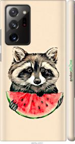 Чохол на Samsung Galaxy Note 20 Ultra Єнотик з кавуном "4605m-2051-2448"